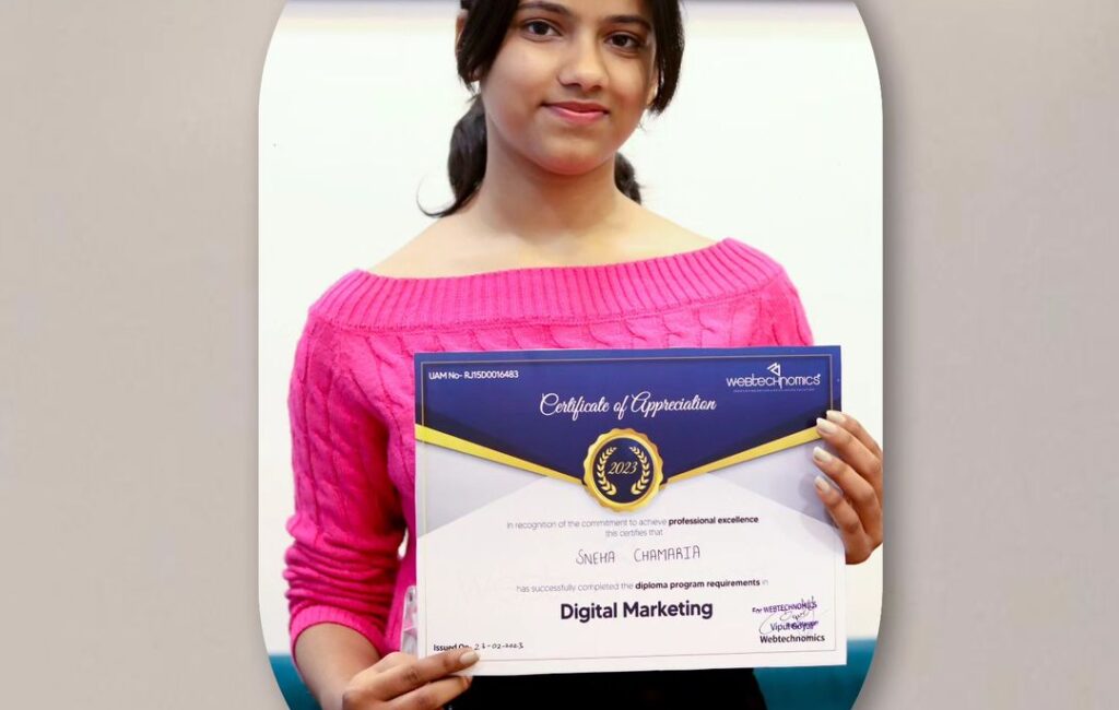 Best Digital Marketing Courses in Sri Ganganagar: Webtechnomics Leading the Way